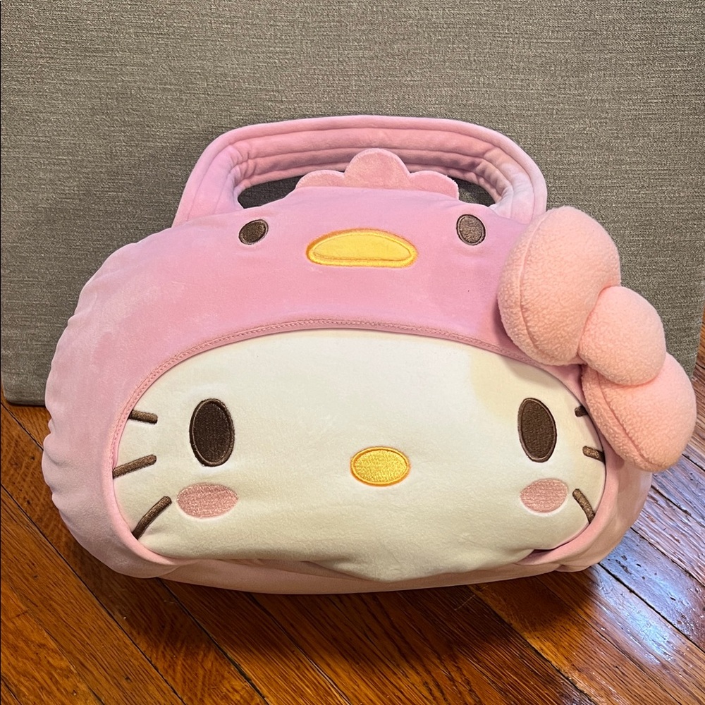 Hello Kitty Pink Plush Easter Basket
